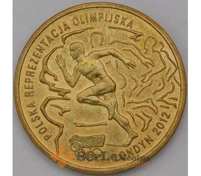 Монета Польша 2 злотых 2012 Y832 Олимпийские игры в Лондоне арт. С01314