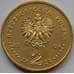 Монета Польша 2004 2 злотых Y479 UNC 1 злотый 1924 года арт. С01282