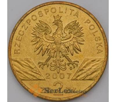 Монета Польша 2 злотых 2007 Y578 Длинномордый тюлень  арт. С01293