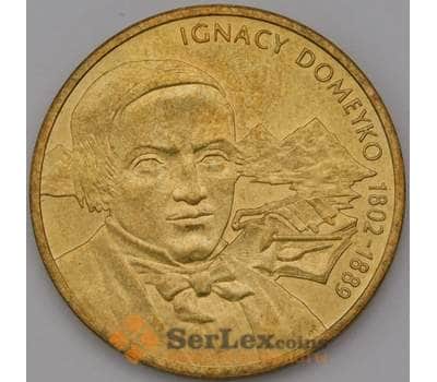 Монета Польша 2 злотых 2007 Y590 Игнацы Домейко  арт. С01294