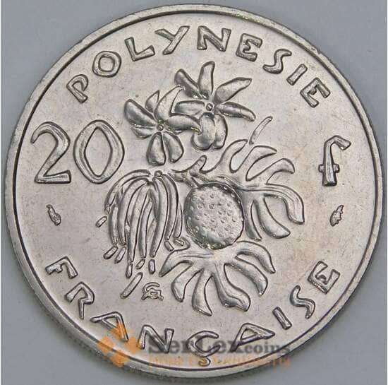 Французская Полинезия 20 франков 1992 КМ9 UNC арт. 56915