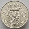 Нидерланды 2 1/2 гульден 1959 КМ185 aUNC Серебро (J05.19)  арт. 15093