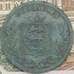 Монета Гернси 8 дублей 1874 КМ7 VF арт. 38742