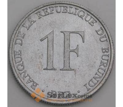 Бурунди 1 франк 1976 КМ19 UNC арт. 46401