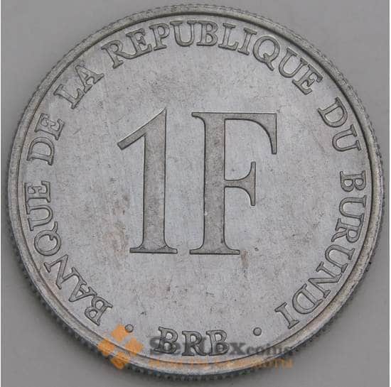 Бурунди 1 франк 1976 КМ19 UNC арт. 46401