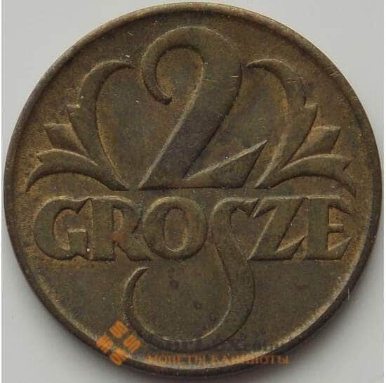 Польша 2 гроша 1923 Y9 aUNC арт. 11388