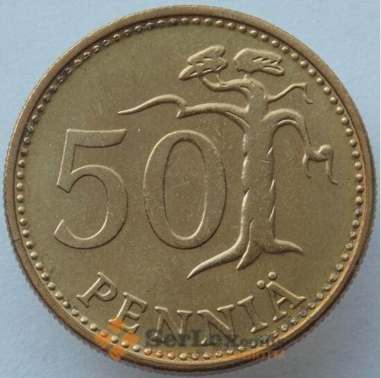 Финляндия 50 пенни 1963 КМ48 UNC (J05.19) арт. 15493