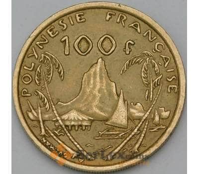 Монета Французская Полинезия 100 франков 2007 КМ14а XF арт. 38556