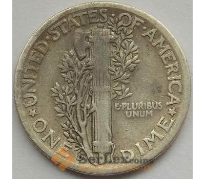 Монета США дайм 10 центов 1939 КМ140 VF арт. 12790