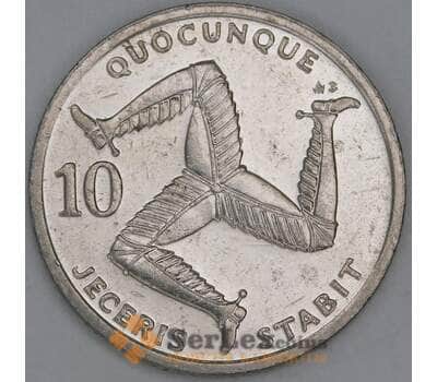 Мэн 10 пенсов 1992 КМ337 VF арт. 56030