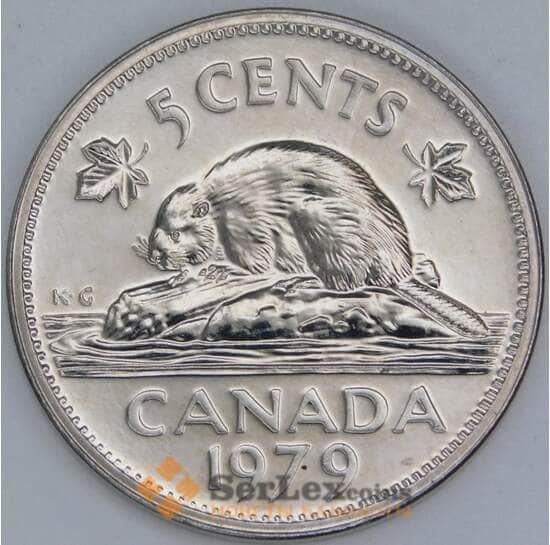 Канада 5 центов 1979 КМ60.2 BU арт. 56571 Канада 5 центов 1979 КМ60.2 BU арт. 56571