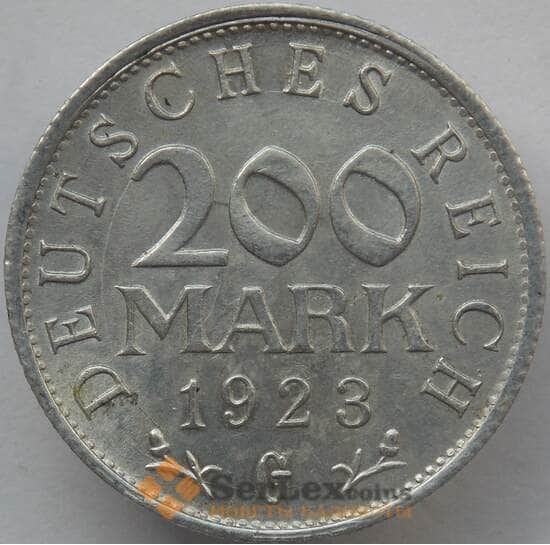 Германия 200 марок 1923 А КМ35 AU (J05.19) арт. 14795