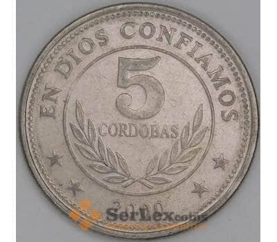Никарагуа 5 кордоба 2000 КМ90 VF арт. 54164