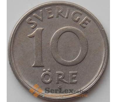 Монета Швеция 10 эре 1947 КМ795 VF арт. 12442