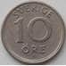 Монета Швеция 10 эре 1947 КМ795 VF арт. 12442