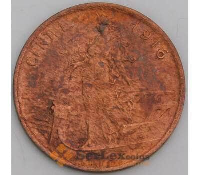 Италия 1 чентезимо 1916 КМ40 VF арт. 41752