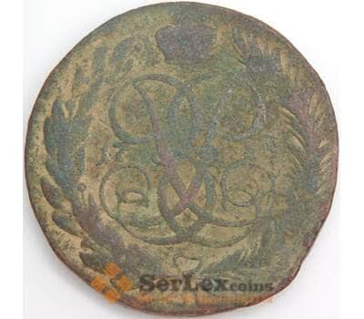 Россия монета 5 копеек 1758 С#9 F арт. 47947