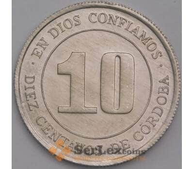 Монета Никарагуа 10 сентаво 1974 КМ30 UNC  арт. 39288