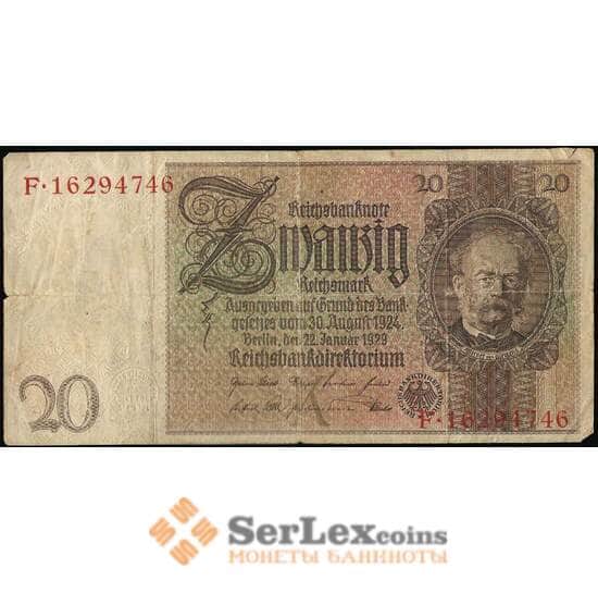 Германия Берлин 20 марок 1929 F арт. 29104