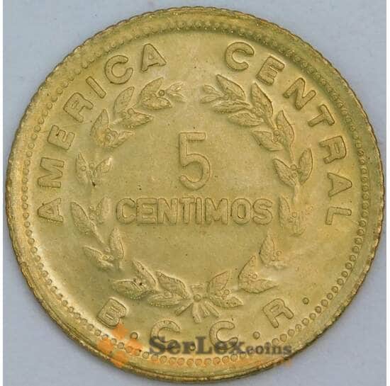 Коста-Рика 5 сентимо 1979 КМ184.3а UNC арт. 57214