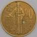 Монако монета 20 сантим 1975 КМ143 XF пятна арт. 43206