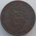 Монета Джерси 1/12 шиллинга 1881 КМ8 VF (J05.19) арт. 17012