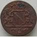 Монета Нидерланды Утрехт 1 дьюит 1787 КМ91 AU арт. 12119