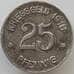 Германия Нотгельд 25 пфеннигов 1918 Сталь Кобленц (J05.19) арт. 15994