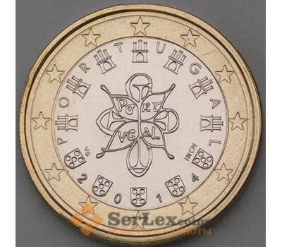 Монета Португалия 1 евро 2014 BU из набора арт. 28833