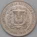 Монета Доминиканская республика 1 песо 1969 КМ33 BU арт. 26343