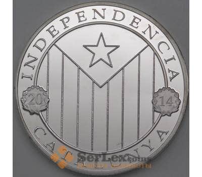 Каталония жетон 2014 11 сентябрь Независимость Каталонии арт. 26363