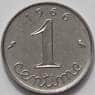 Франция 1 сантим 1966 КМ928 UNC (J05.19) арт. 15588