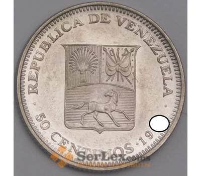 Монета Венесуэла 50 сентим 1988-1990 КМ41а UNC арт. 18756