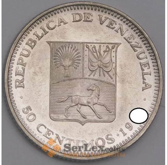 Венесуэла монета 50 сентимо 1988-1990 КМ41а UNC арт. 18756