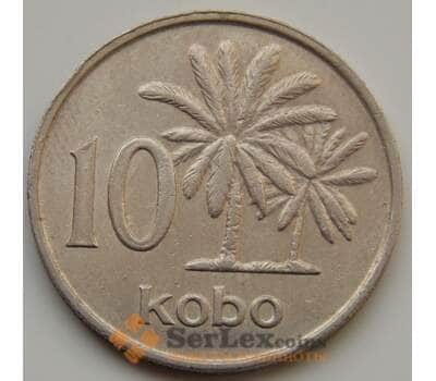 Монета Нигерия 10 кобо 1987-1990 КМ10.2 VF арт. 8516