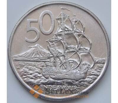 Монета Новая Зеландия 50 центов 1988 КМ63 XF арт. 6586