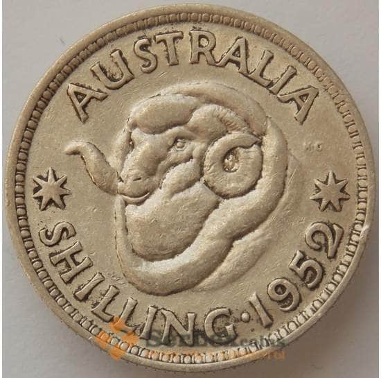 Австралия 1 шиллинг 1952 КМ46 VF Серебро Георг VI (J05.19) арт. 17282
