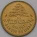 Монета Ливан 5 пиастров 1972 КМ25 UNC арт. 38074