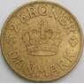 Дания монета 2 кроны 1938 КМ825 VF арт. 49518