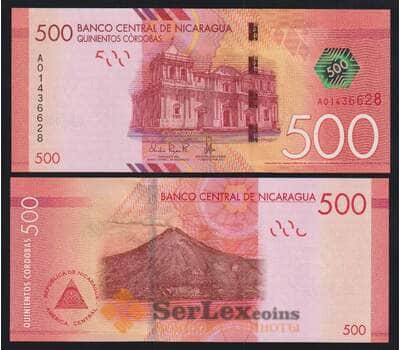 Никарагуа 500 кордоба 2014 Р214 UNC арт. 52347