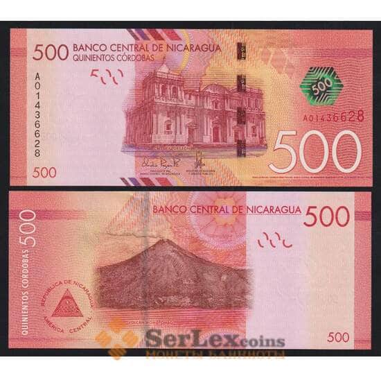 Никарагуа 500 кордоба 2014 Р214 UNC арт. 52347