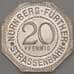 Германия Нюрнберг 20 пфеннигов 1921 Proof HIERONIMUS HOLZSCHUER (j05.19) арт. 19962