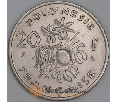 Французская Полинезия 20 франков 1967 КМ6 aUNC арт. 54842
