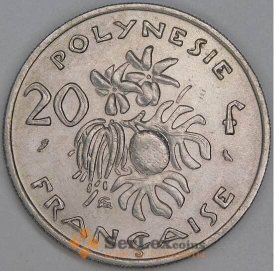 Французская Полинезия 20 франков 1967 КМ6 aUNC арт. 54842