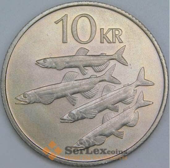 Исландия 10 крон 1984 КМ29.1 UNC арт. 55334