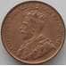 Монета Канада 1 цент 1915 КМ21 VF арт. 11658