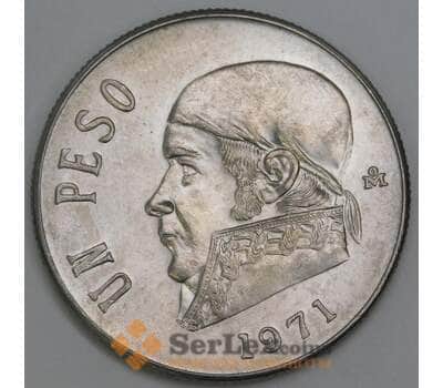 Мексика монета 1 песо 1971 КМ460 aUNC  арт. 41886