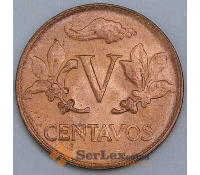 Колумбия 5 сентаво 1968 КМ206а UNC арт. 56050