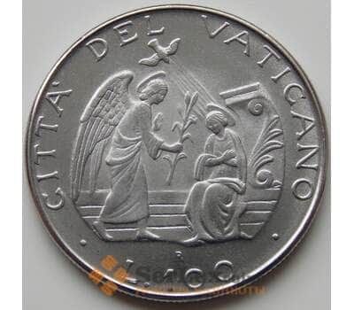 Монета Ватикан 100 лир 1987 КМ202 UNC арт. 7254