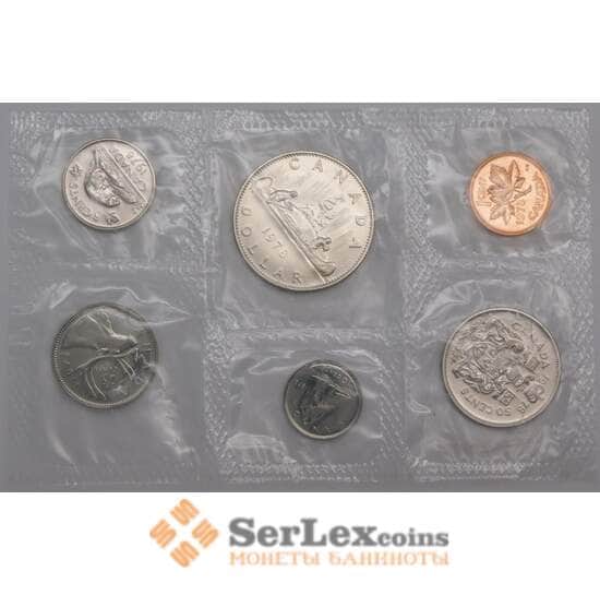 Канада набор монет 1 5 10 25 50 центов и 1 доллар (6шт) 1978 BU арт. 42930